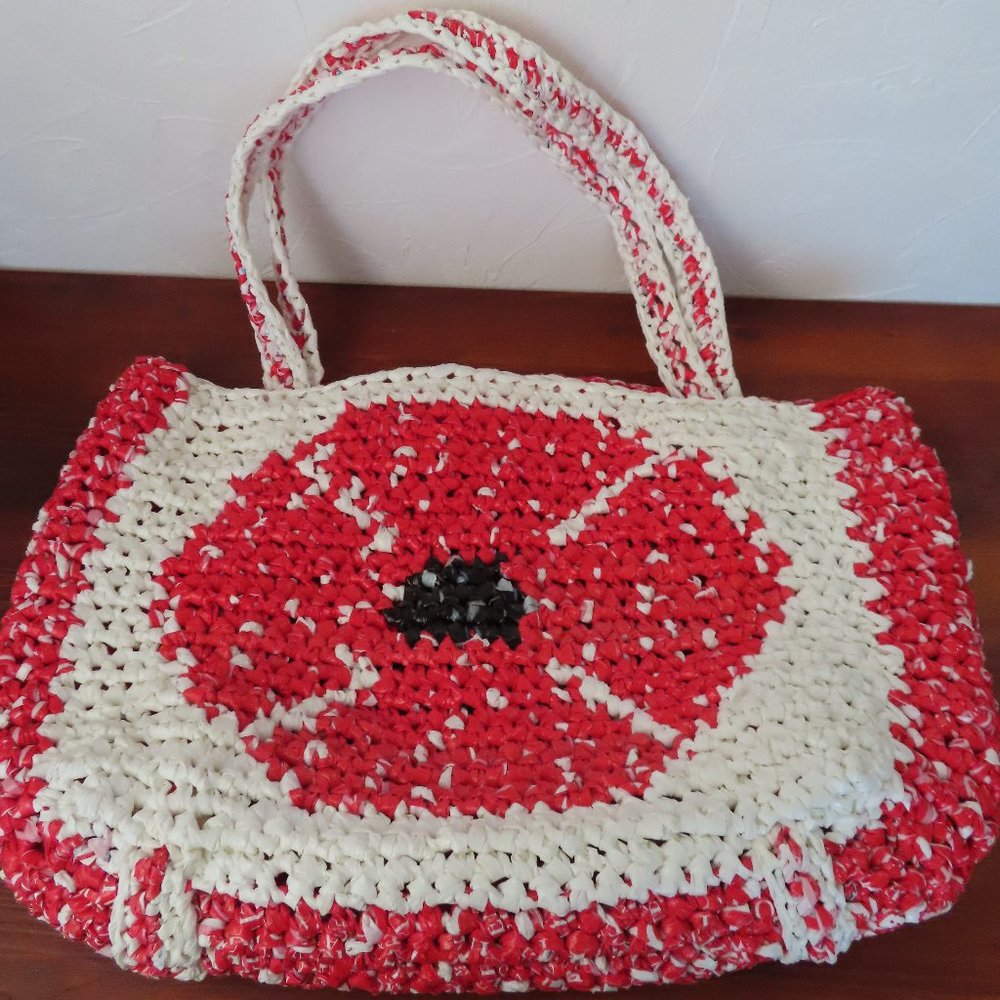 Tote Bag Made from Plastic Milk Bags (Canadian Made)